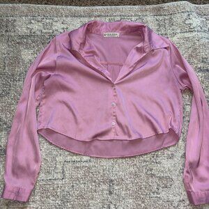 Pink Business Casual Top